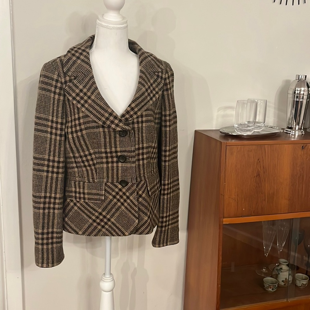 Ann Taylor Blazer size 10 houndstooth